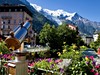 Chamonix a výhled na Mont Blanc